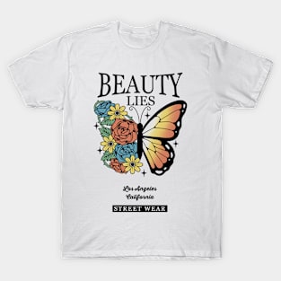 Butterfly Vintage Tattoo T-Shirt